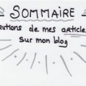 Sommaire parutions articles Blog