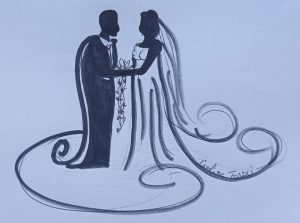 dessin-Caroline-Tonoli-Chanteuse-Broceliande-Ceremonie-mariage