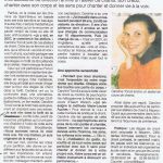 2007-Caroline Tonoli Article Presse-janvier-ouest-france