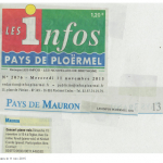 Caroline Tonoli et Kristell Cointo Concert Article LES INFOS-Mauron