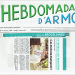 Caroline Tonoli et Kristell Cointo Concert Article Presse L HEBDOMADAIRE ARMOR-Saint Brieuc de Mauron